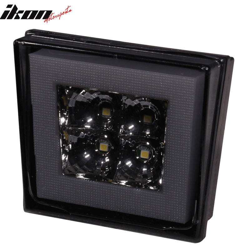 Universa Square Smoke LED Rear Tail Third 3RD Brake Lights