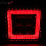 Universa Square Smoke LED Rear Tail Third 3RD Brake Lights