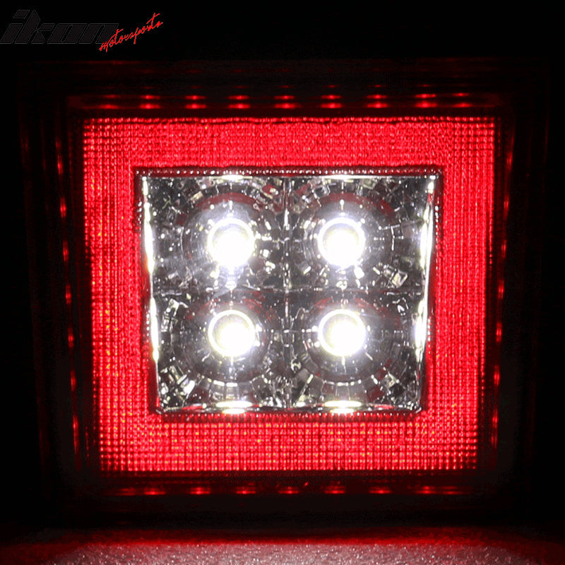 Universa Square Smoke LED Rear Tail Third 3RD Brake Lights