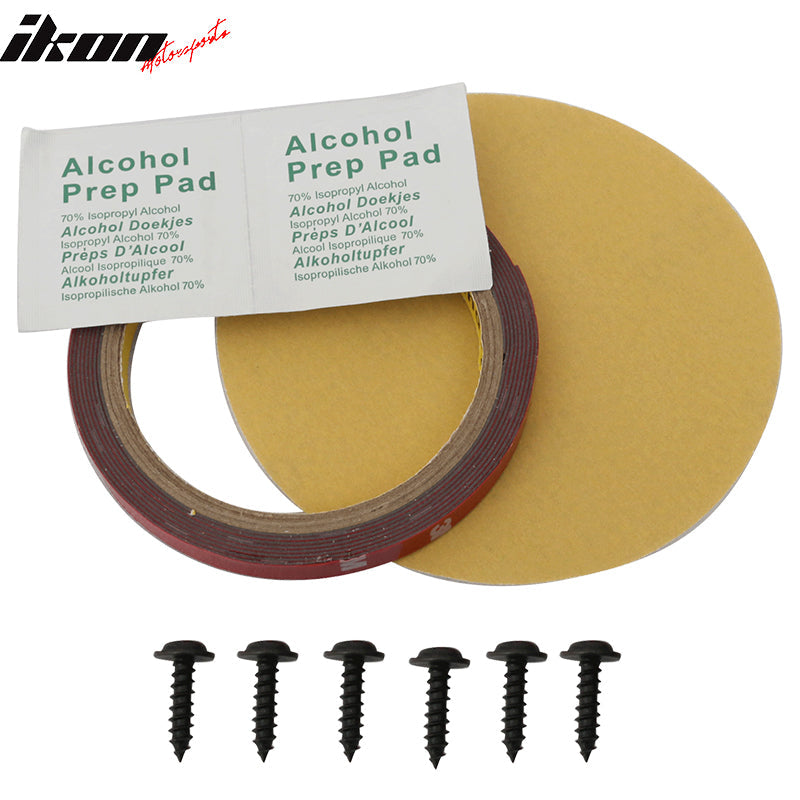Automotive 3M Adhesive Mounting Screws Installation Hardware Kit
