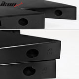 Universal Unpainted Rear Bumper Lip Diffuser Shark Fins ABS 4PC