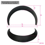 Universal Fit 90MM 2PC Rear Fender Flares Wide Body Wheel Arches PP