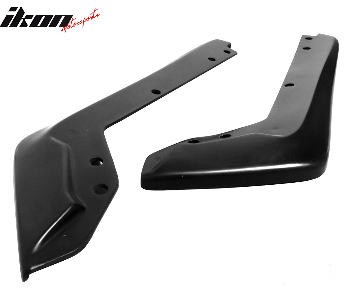 Rear Bumper Lip Lower Side Spat Valance for Universal 6.5" x 16" Unpainted