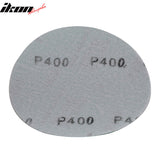 Wet Dry 5in No Hole Sand Paper Disc 400 Grit Auto Car Sandpaper 50PC