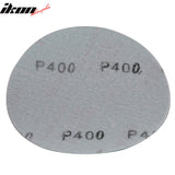 Wet Dry 5in No Hole Sand Paper Disc 400 Grit Auto Sandpaper 100 PC