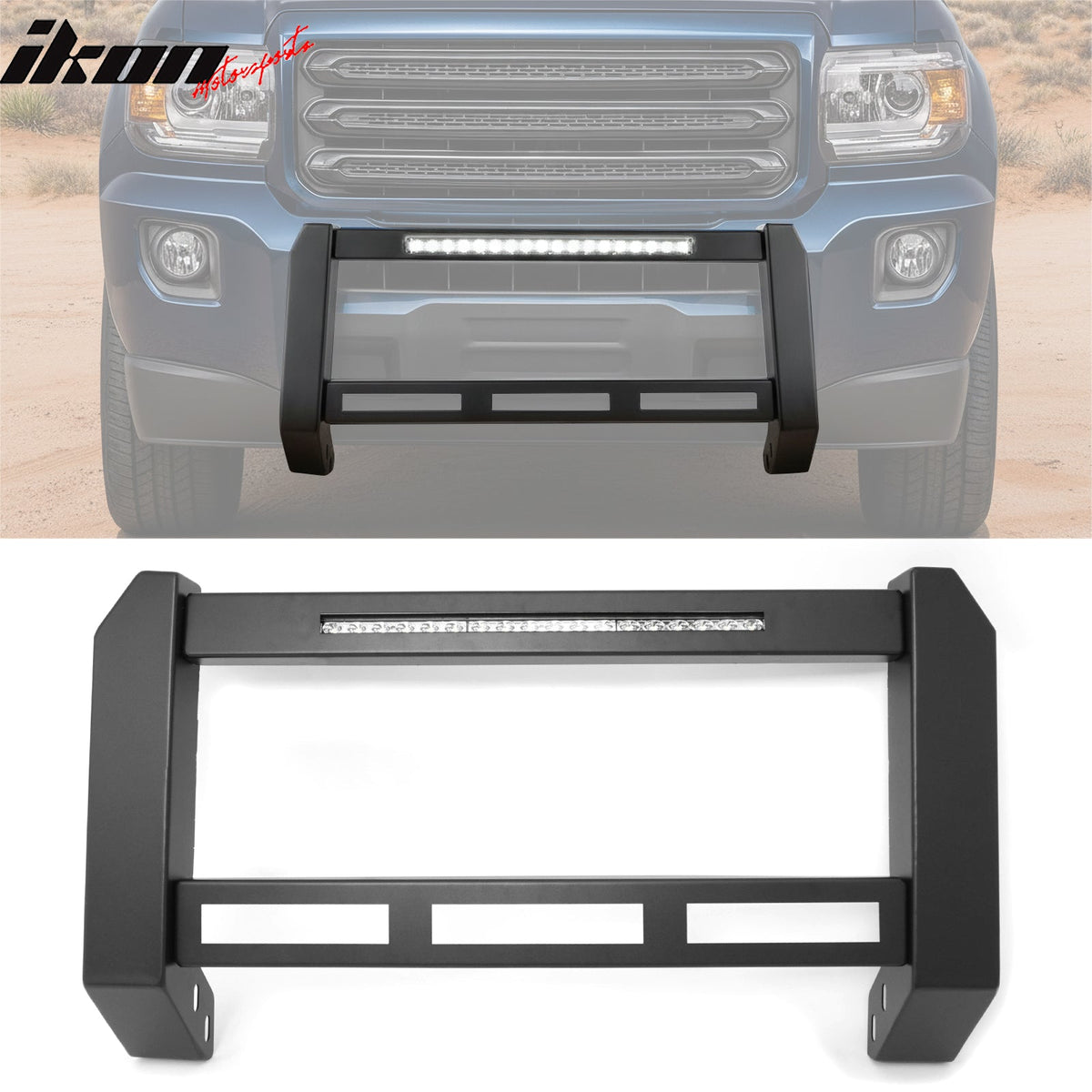 2015-2022 Chevy Colorado & GMC Canyon Brush Bumper Grille Guard W/LED