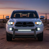 2016-2023 Toyota Tacoma Bull Bar Front Brush Bumper Grille Guard W/LED