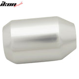 Silver M12X1.75 Thread MT Manual MUG Gear Shift Knob JDM Emblem Logo
