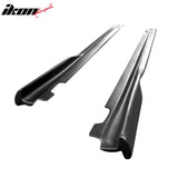 Universal Side Skirts 73"x 6" RB Style PU Unpainted Black Rocker Panel
