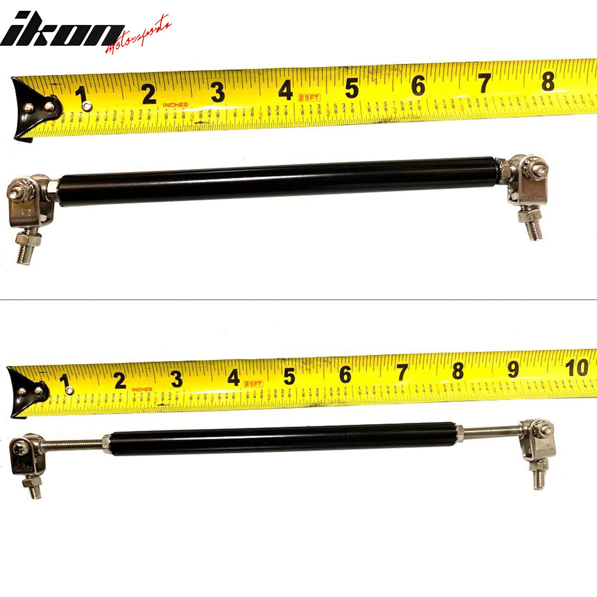 Universal Adjustable Splitter Rods Stainless Steel 7-9 Inch Black