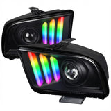 NTXGLOW RGB projector headlights (2005 - 2009 Ford Mustang)