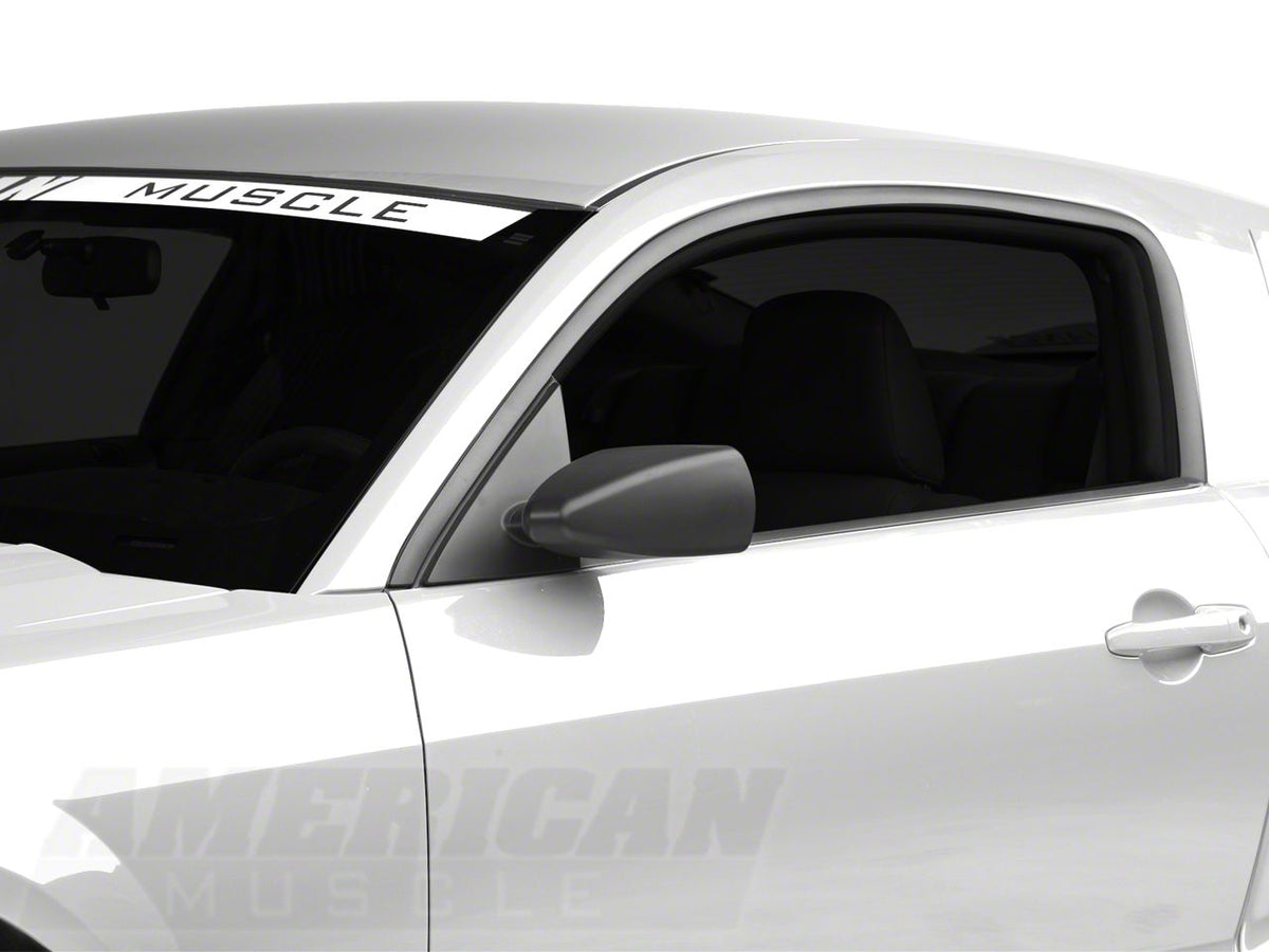 Mmd Retro Mirrors; Unpainted (05-09 Mustang)