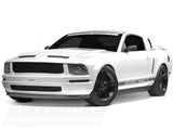 Mmd Retro Mirrors; Unpainted (05-09 Mustang)