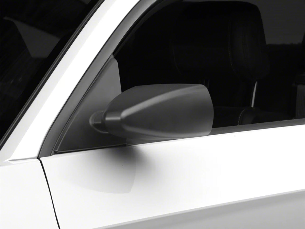 MMD Retro Mirrors; Unpainted (10-14 Mustang)