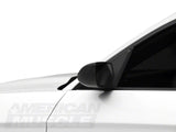 MMD Retro Mirrors; Unpainted (10-14 Mustang)