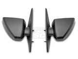 MMD Retro Mirrors; Unpainted (10-14 Mustang)