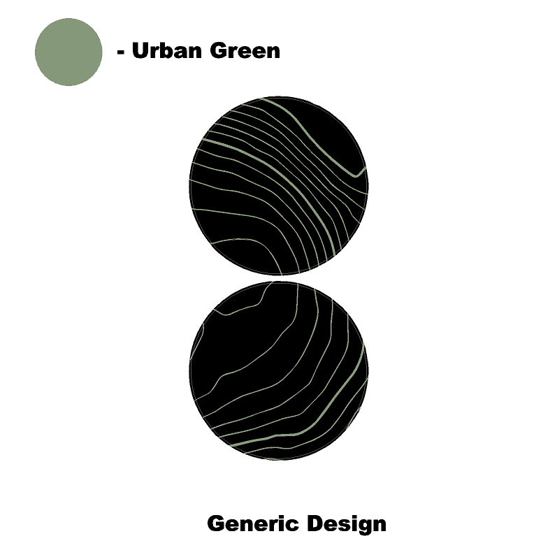 1966 Topographic Shifter Plate (Printed Series + Acrylic) - 2021+ Bronco