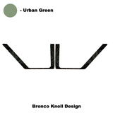 Topo Front Door Net Trim Overlay Kit (Printed Series) - 2021+ Bronco