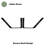 Topo Rear Door Net Trim Overlay Kit (Printed Series) - 2021+ Bronco