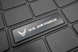 US Military Logo Emblem for Weathertech All Weather Floor Mats (Metal Etched) - Universal