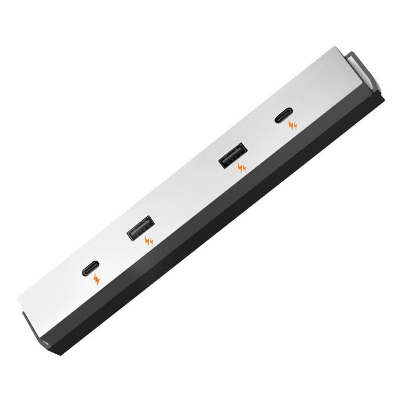 65W USB Hub for Model 3 Highland/Model Y Juniper | Dual USB-C + Dual USB-A | Fast Charging