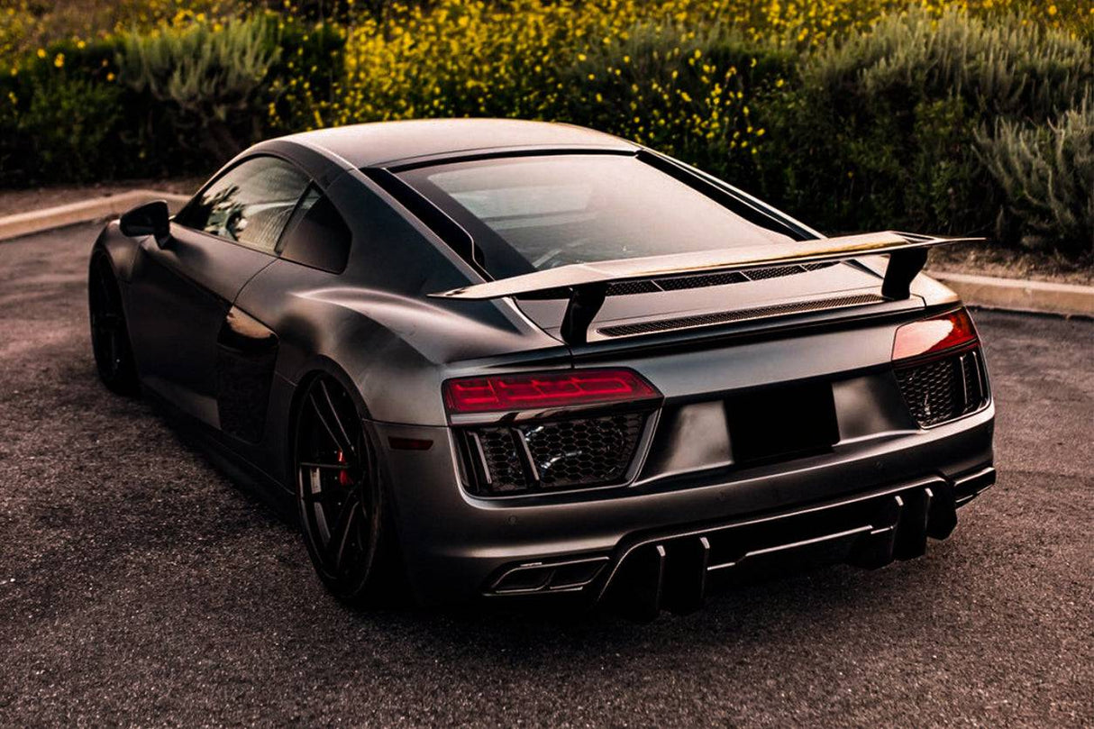 2016-2025 Audi R8 VRS Style Carbon Fiber Trunk Spoiler