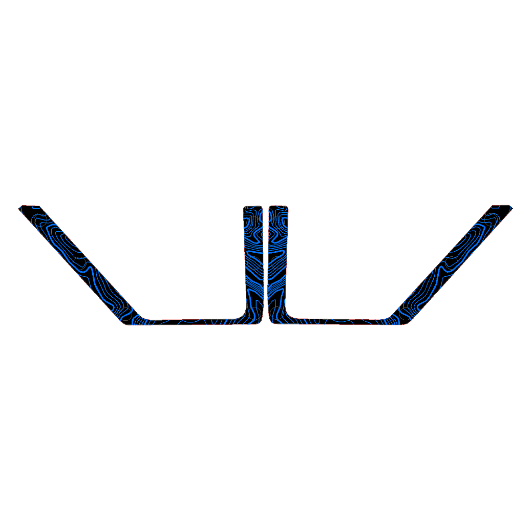 Topo Rear Door Net Trim Overlay Kit (Printed Series) - 2021+ Bronco