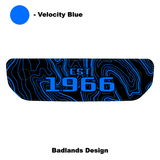 1966 Topographic Shifter Plate (Printed Series + Acrylic) - 2021+ Bronco