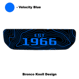 1966 Topographic Shifter Plate (Printed Series + Acrylic) - 2021+ Bronco