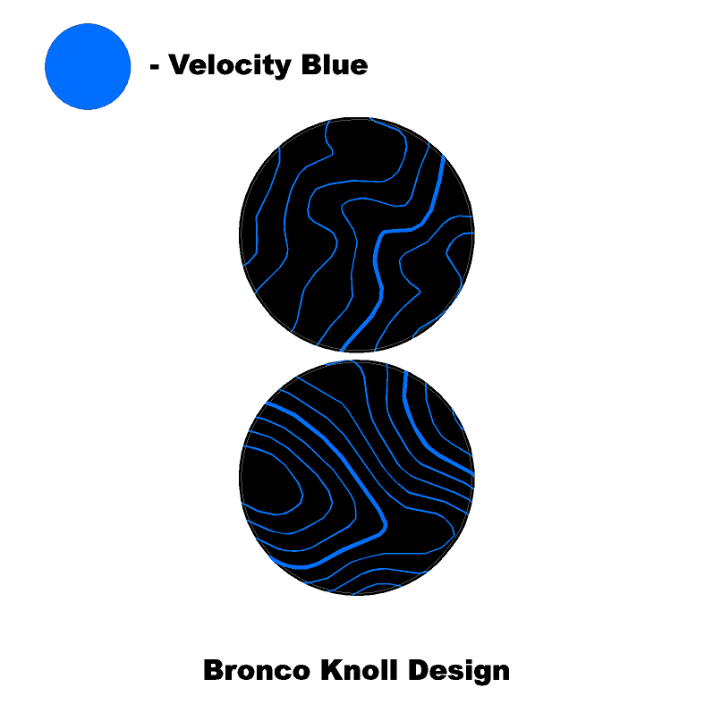 1966 Topographic Shifter Plate (Printed Series + Acrylic) - 2021+ Bronco