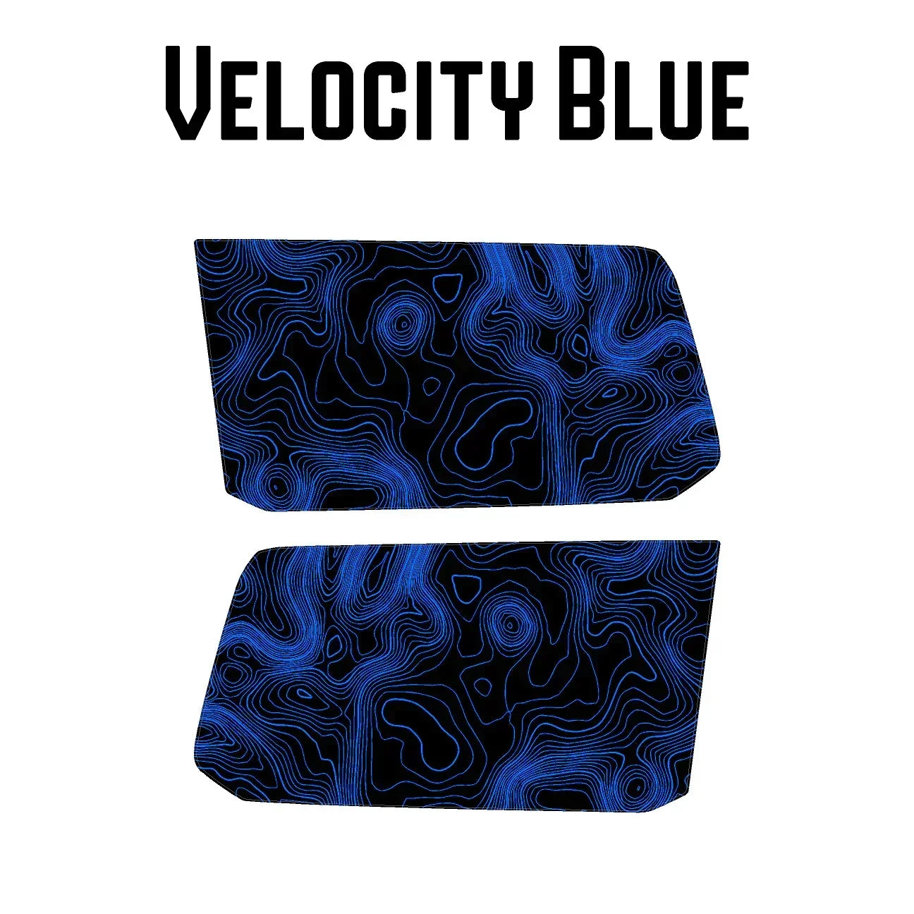 Topographic Rear Window Map Overlays V3 (Perforated) - 2024+ Land Cruiser