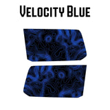 Topographic Rear Window Map Overlays V3 (Perforated) - 2024+ Land Cruiser