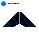 Topo Front Window Triangle Overlay (Printed Series) - 2021+ Bronco 4 Door