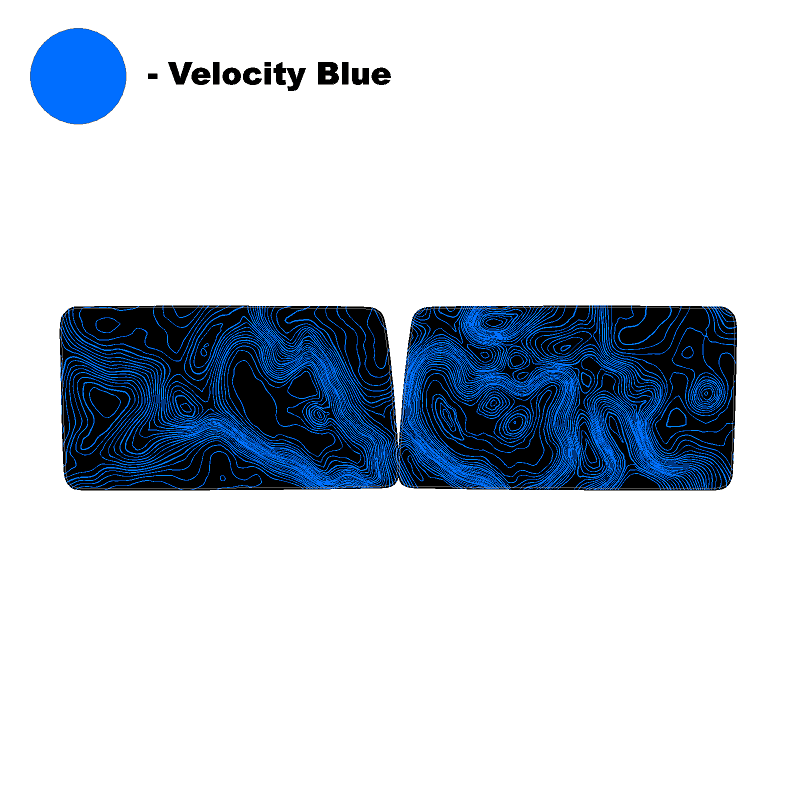 Topo Hardtop Side Window Overlays - 2021+ Bronco 4 Door