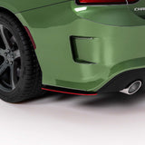 2008-2023 Dodge Charger 1R Style Rear Bumper Side Splitters - Vicrez