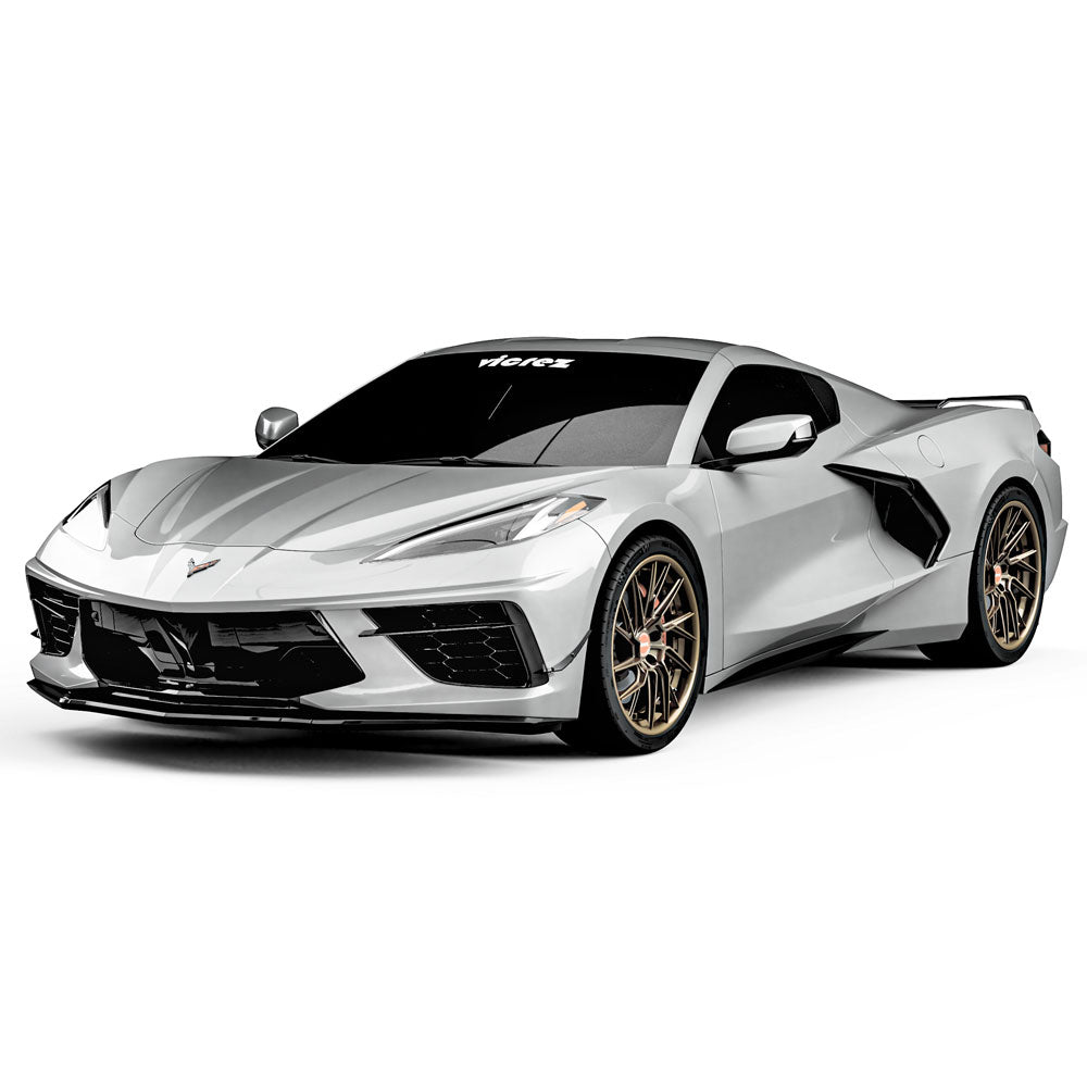 2020-2026 Chevrolet Corvette C8 1VR Style Front Bumper Canards - Vicrez