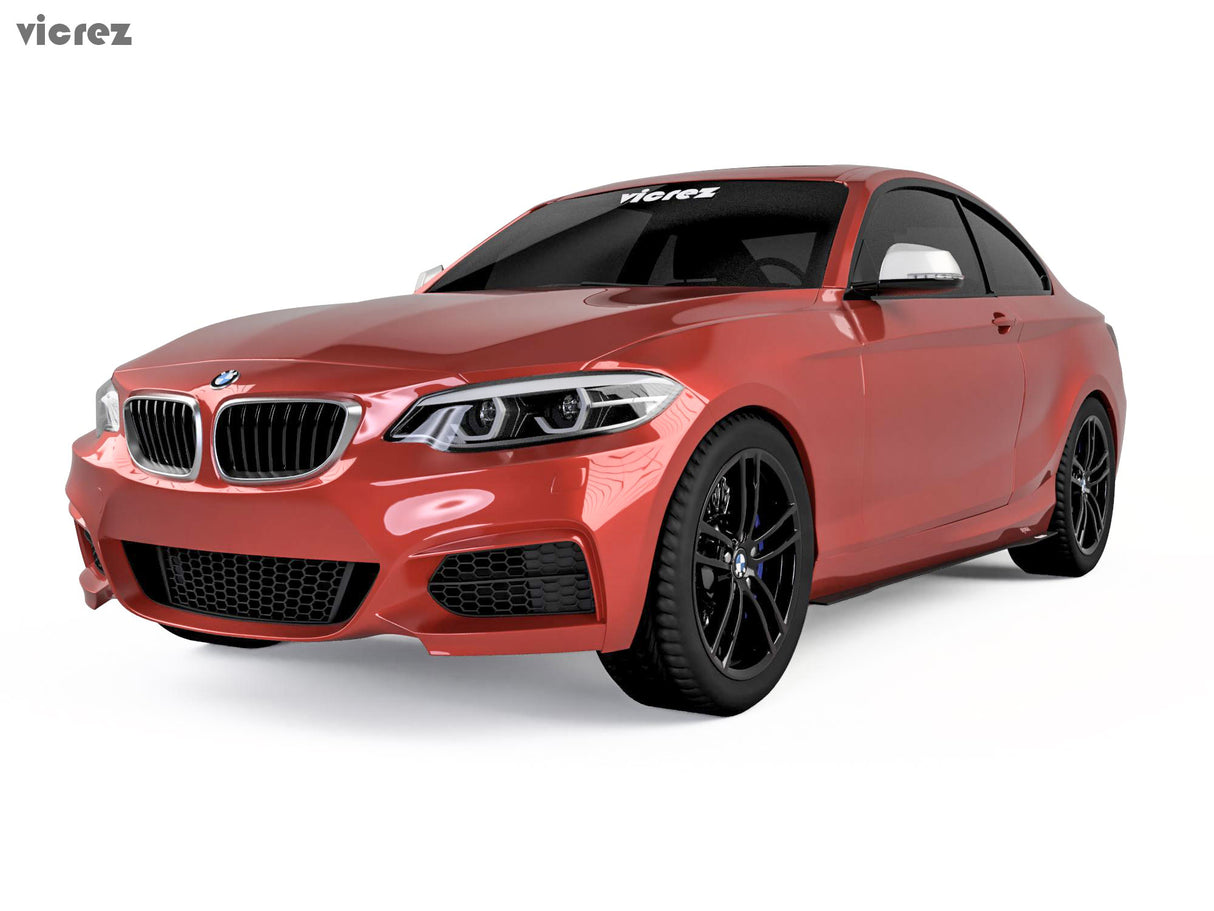 2014-2019 BMW 2-Series Side Skirt Splitter - Vicrez
