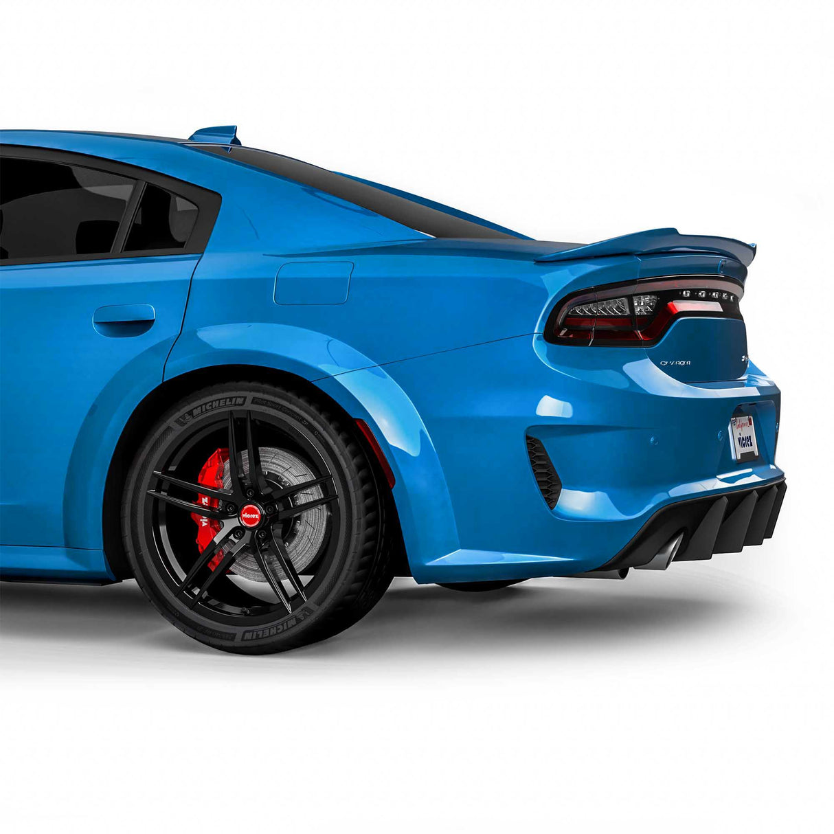2015-2023 Dodge Charger SRT Hellcat Style Widebody Rear Bumper - Vicrez