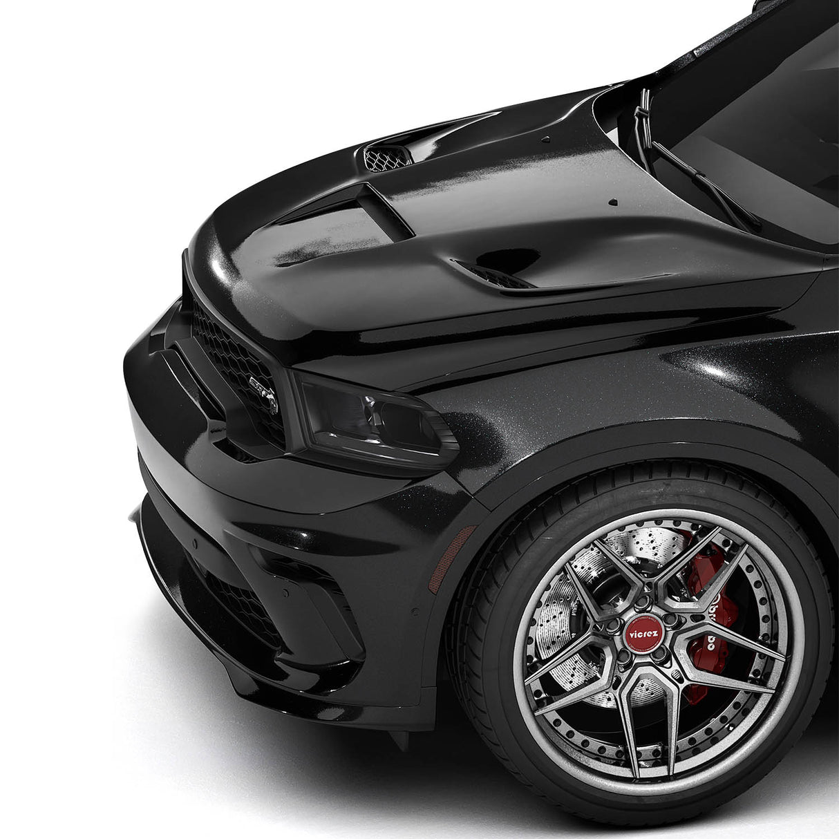 2014-2026 Dodge Durango Hellcat Style Front Lip - Vicrez