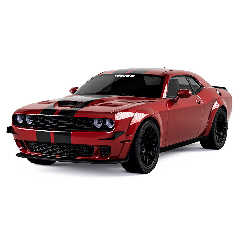 2015-2023 Dodge Challenger 2LV Style Front Bumper Canards - Vicrez