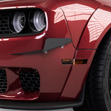 2015-2023 Dodge Challenger 2LV Style Front Bumper Canards - Vicrez