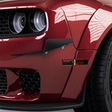 2015-2023 Dodge Challenger 2LV Style Front Bumper Canards - Vicrez