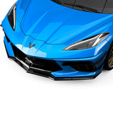 2020-2026 Chevrolet Corvette C8 2VR + 1VR Front Bumper Canards - Vicrez