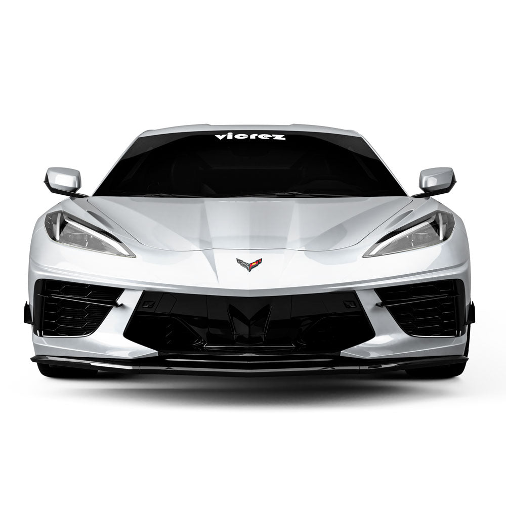 2020-2026 Chevrolet Corvette C8 3VR Style Front Bumper Canards - Vicrez