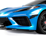 2020-2026 Chevrolet Corvette C8 4VR Style Front Bumper Canards - Vicrez