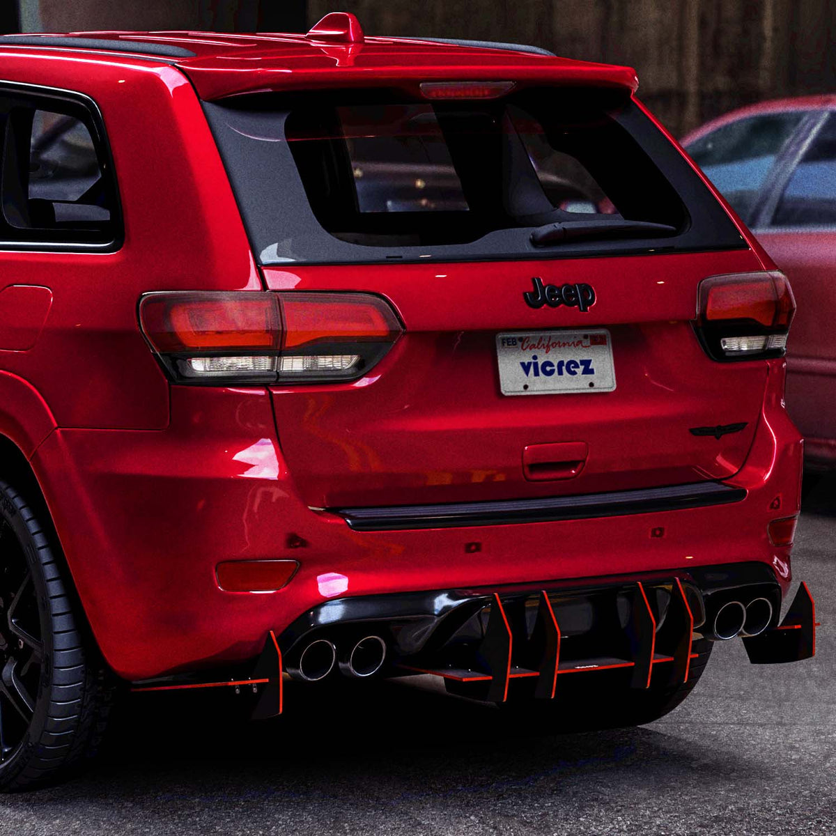 2017-2021 Jeep Grand Cherokee Trackhawk/SRT Aero Body Kit - Vicrez