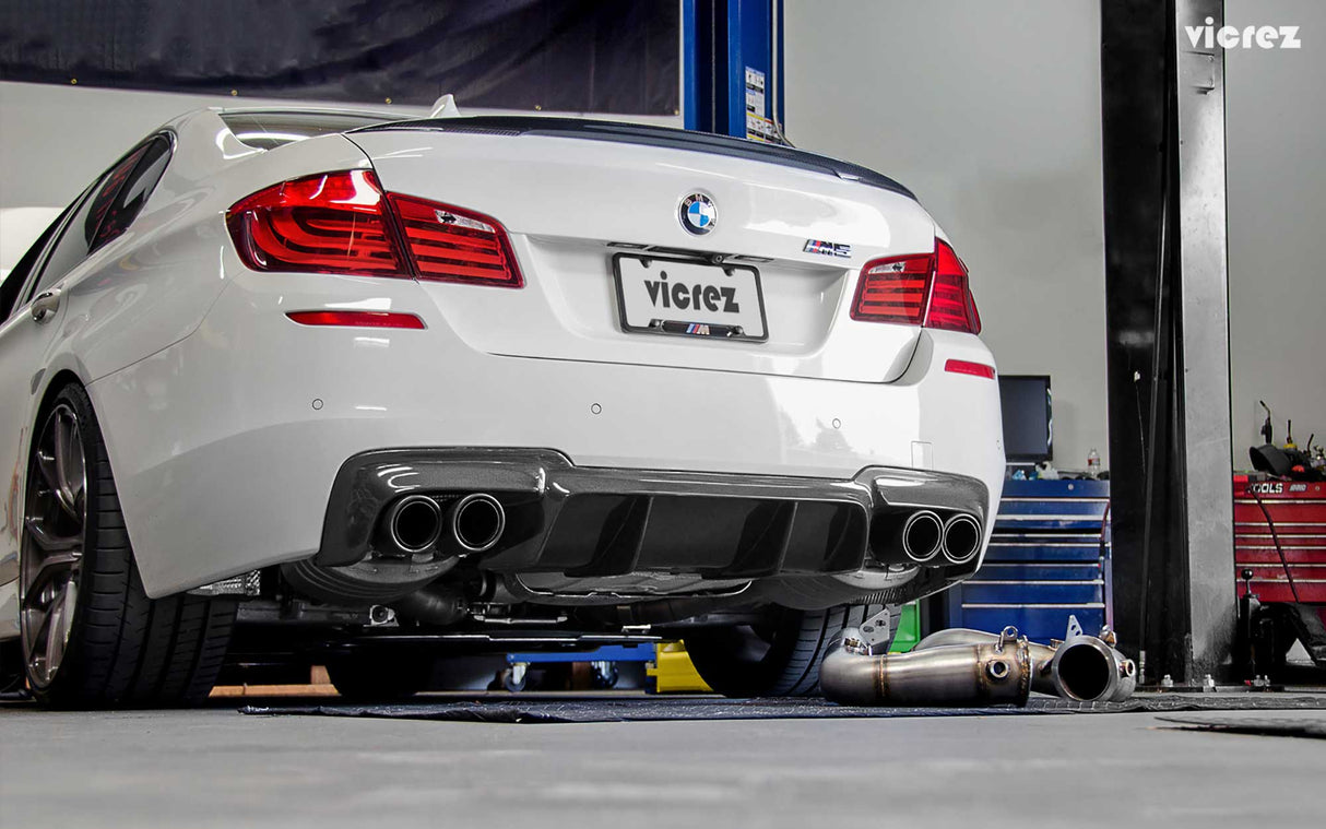2011-2016 BMW M5 VZS Style Rear Diffuser - Vicrez Carbon Fiber