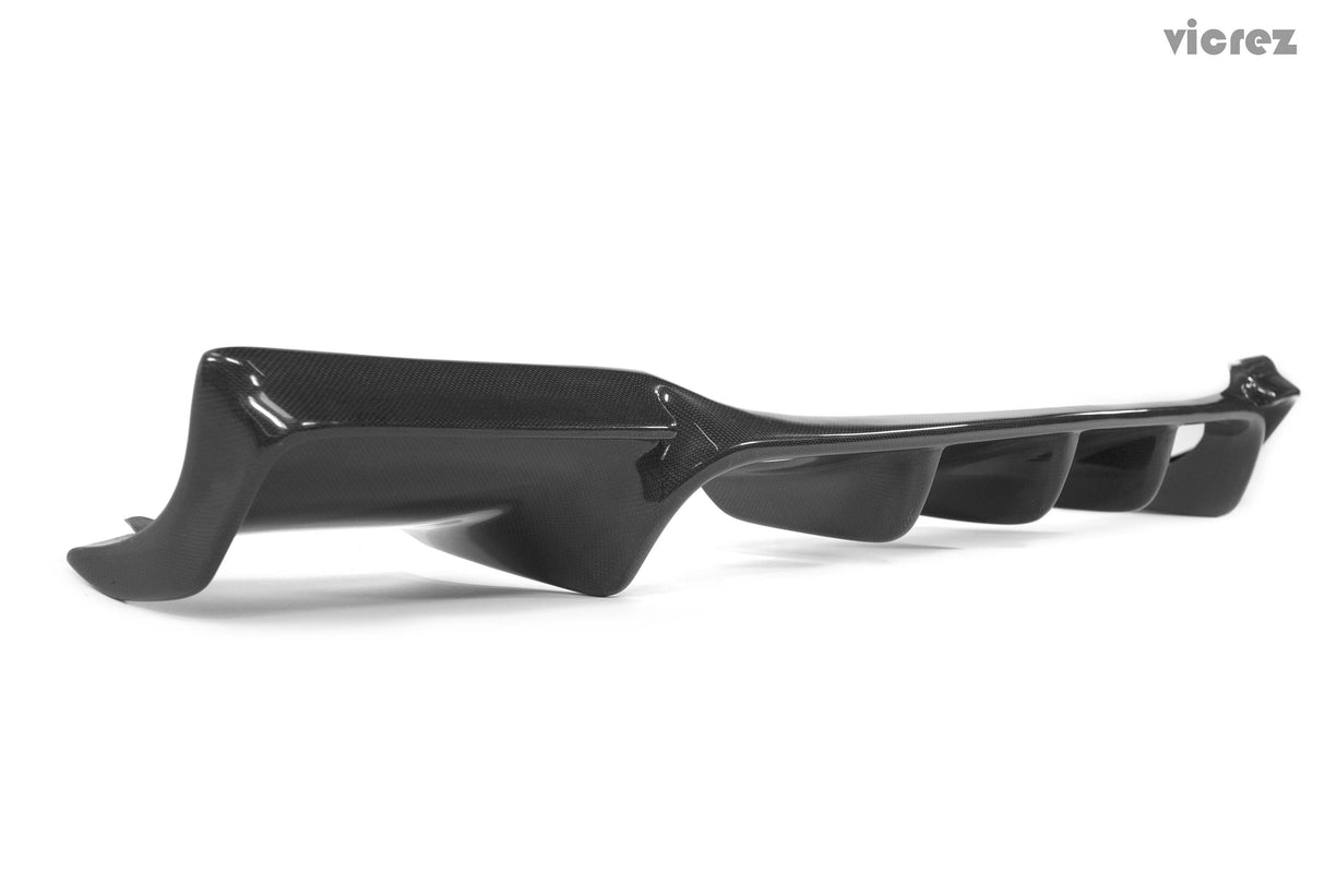 2007-2013 BMW M3 VZ Style Rear Diffuser - Vicrez Carbon Fiber