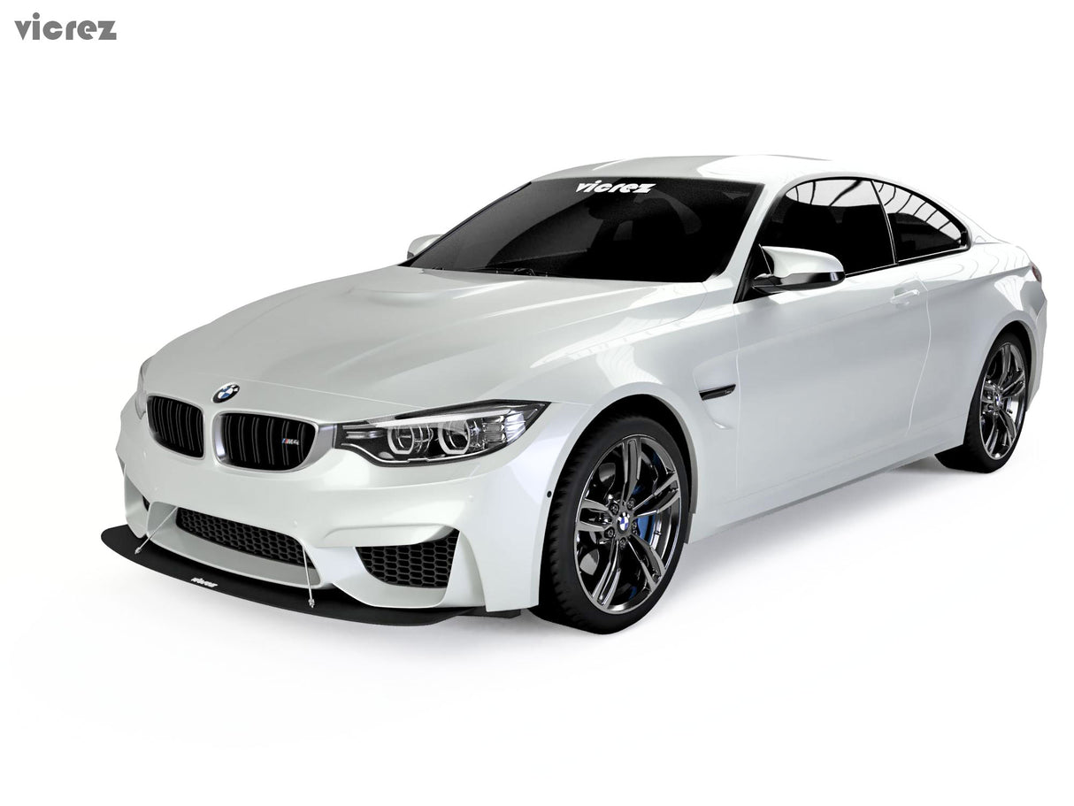 2014-2018 BMW M4 GTS Style Front Bumper Splitter - Vicrez