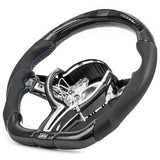 BMW M Performance Style Carbon Fiber Steering Wheel w/ LED - Vicrez